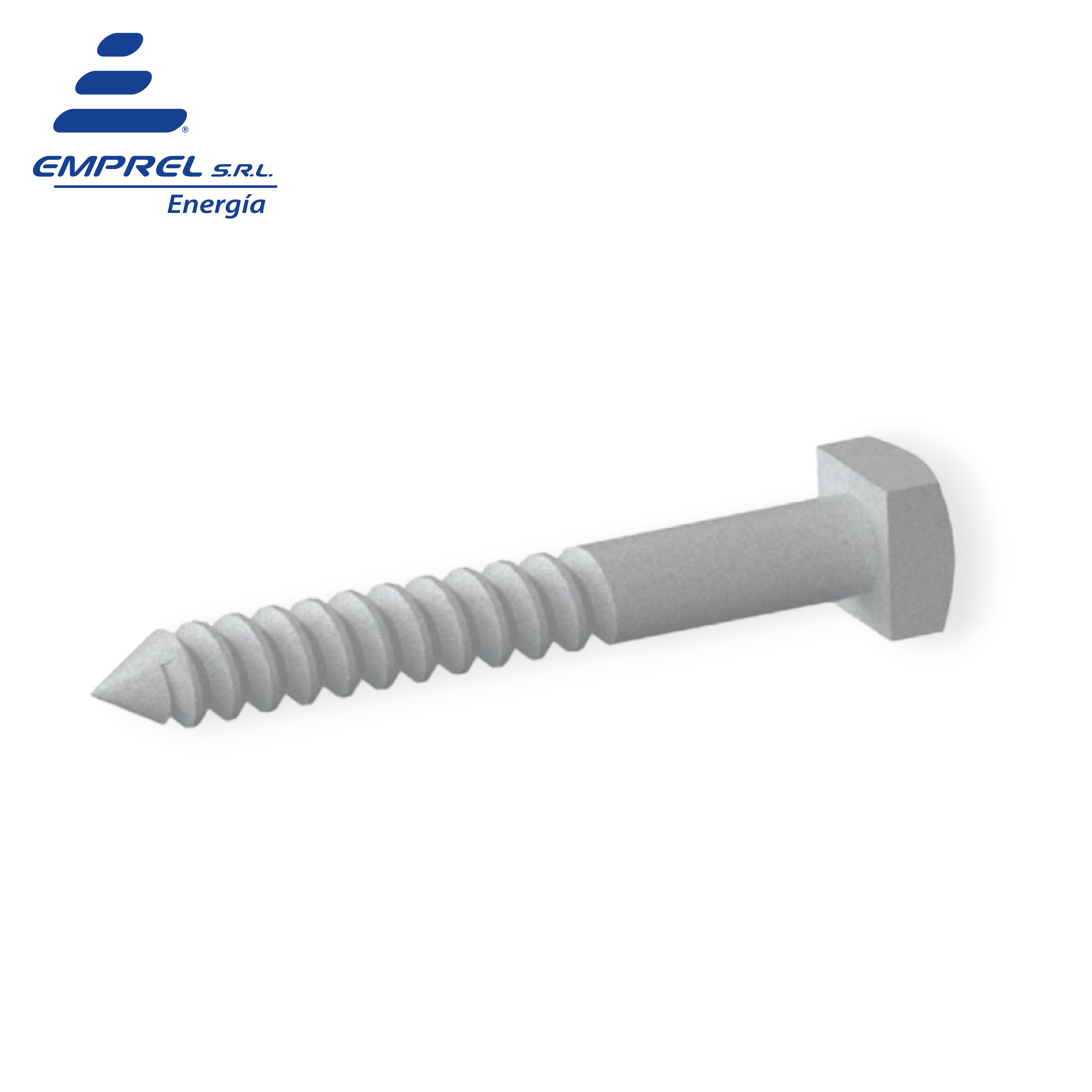 Tirafondo cabeza cuadrada