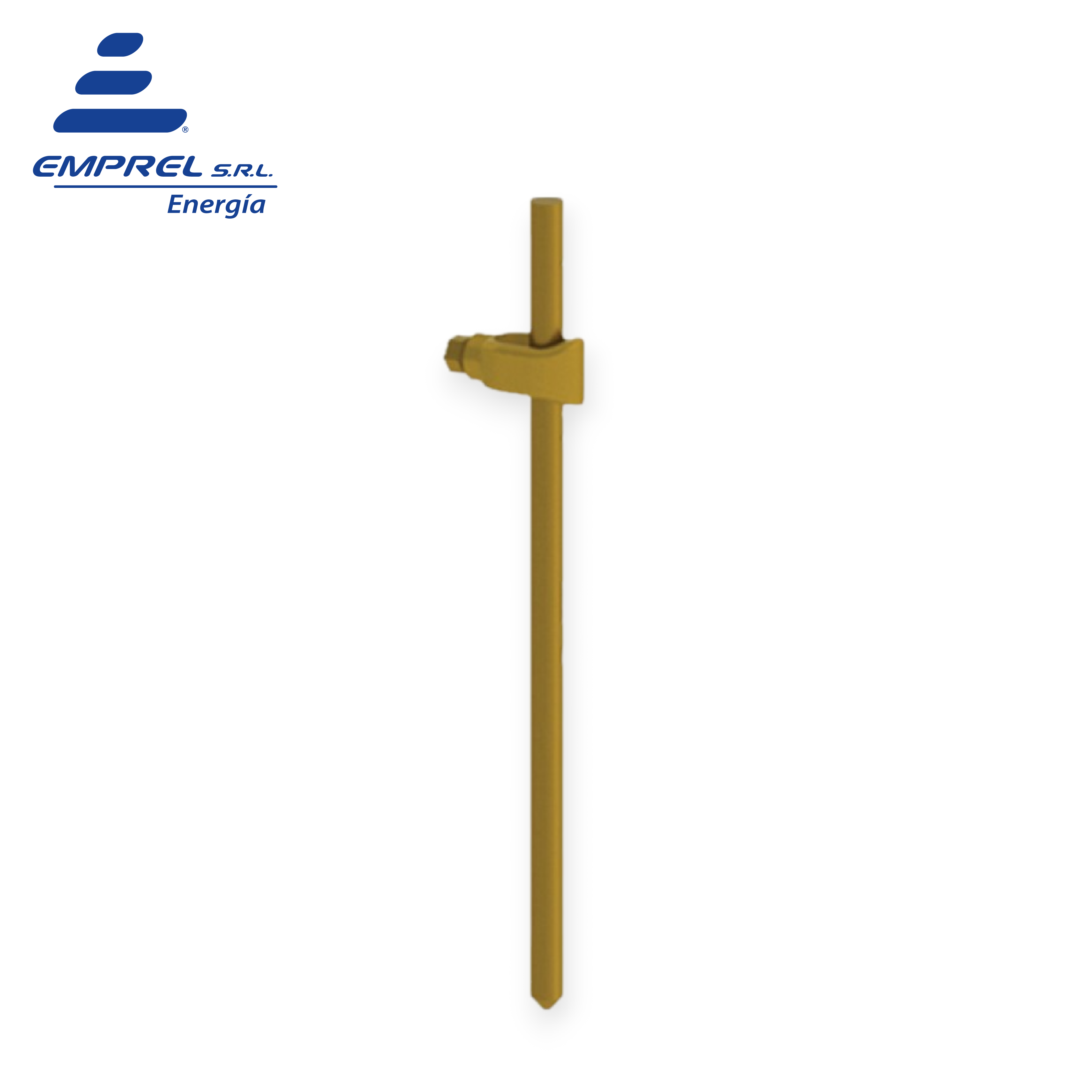 Jabalina de acero-cobre lisa